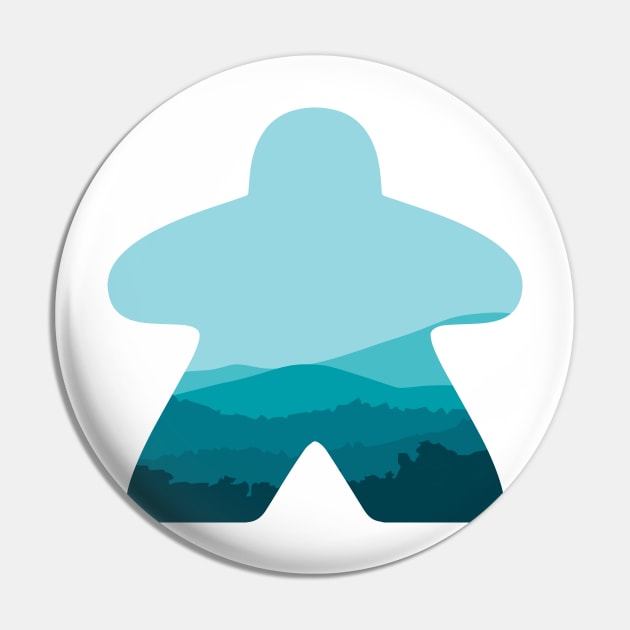 Board Game Meeple Mountains Pin by Beam Geeks