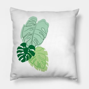 Monstera Leaves Pillow