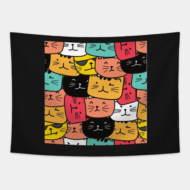 International Cat Day Tapestry by Pris25