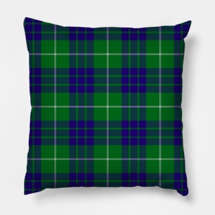 Clan Hamilton Green Hunting Tartan Pillow