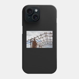 Rusted Industrial Tank and Metal Frame Phone Case