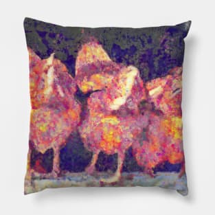 Guess What? - Impressionist Painting Pillow