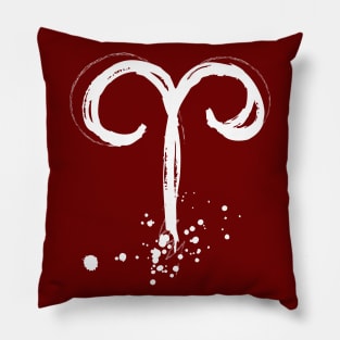 Aries Zodiac Sign Pillow