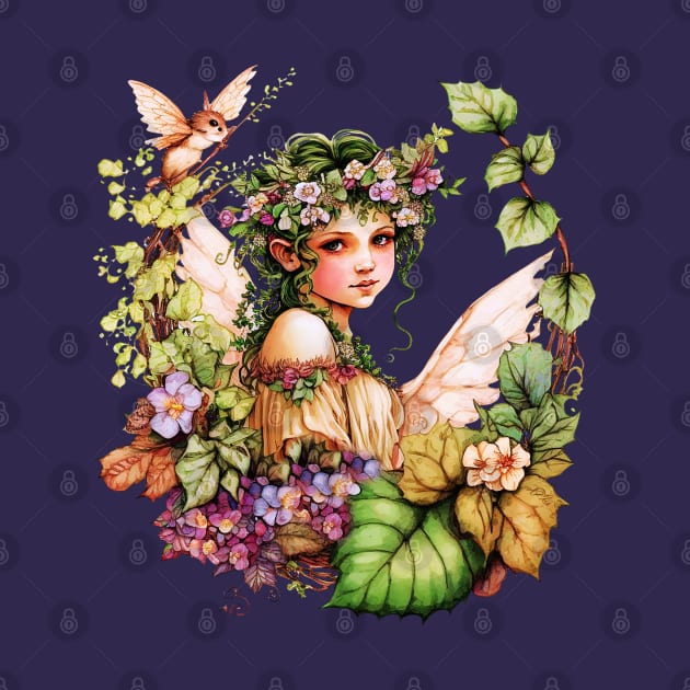 Flower Garden Fairy Women Gardener's Fantasy by Pine Hill Goods