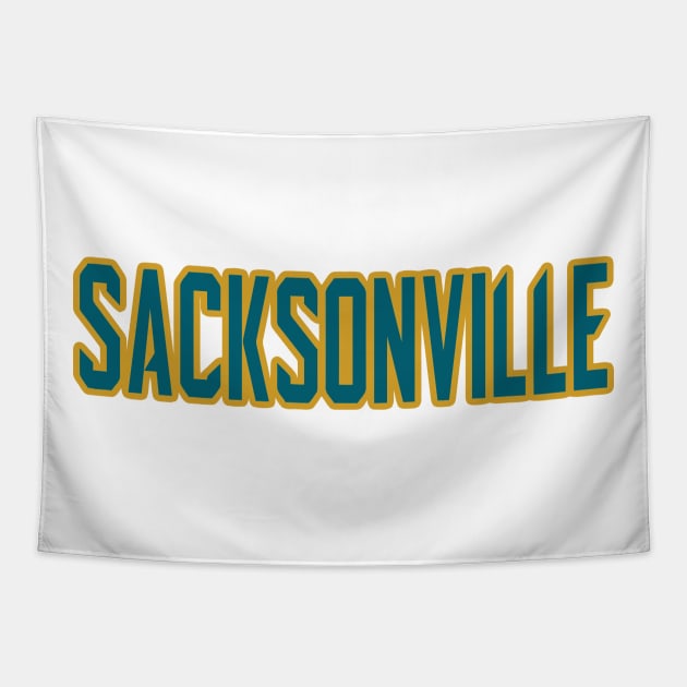 Welcome to Sacksonville! Tapestry by pralonhitam