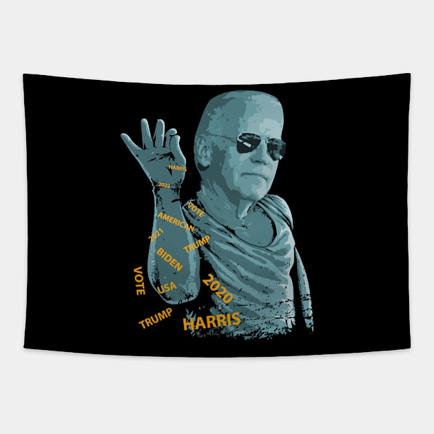 joe biden Tapestry by Suva