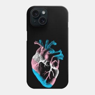 Trans Heart Phone Case