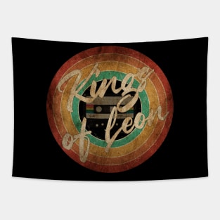 Kings of Leon Vintage Circle Art Tapestry