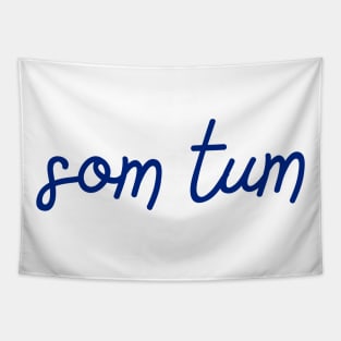 som tum - Thai blue - Flag color Tapestry