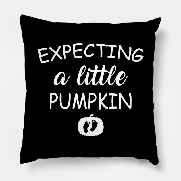 Expecting a Little Pumpkin Pillow by CoApparel