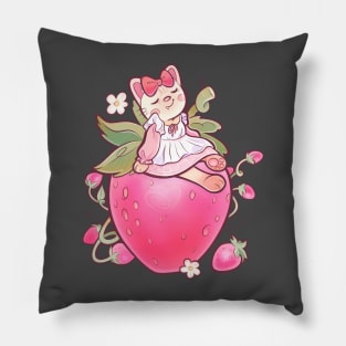 STAY CUTE, STRAWBEE Pillow