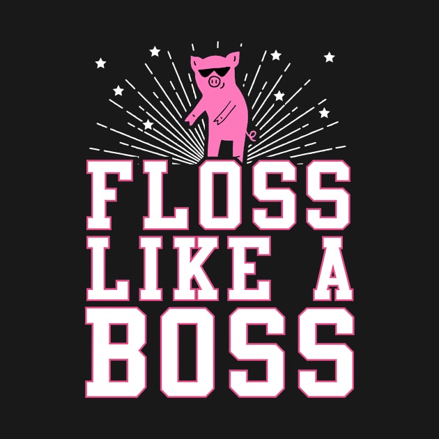 Sunglasses Pig Floss Like A Boss by Rebus28