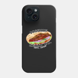 Bossman kebab company British takeaway kebabs Phone Case