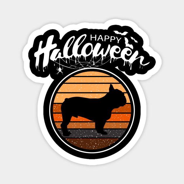 Funny Happy Halloween Beautiful French Bulldog Kid Gift Magnet by mlleradrian