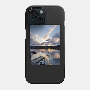 Photo Sunset with Pontoons Phone Case