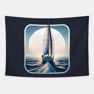 Solo Sailing the World Tapestry