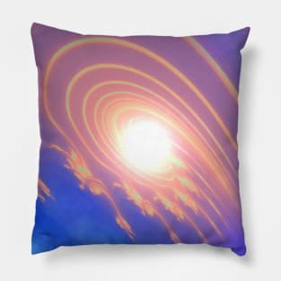 Abstract InterGalactic Planet Space Glow Pillow