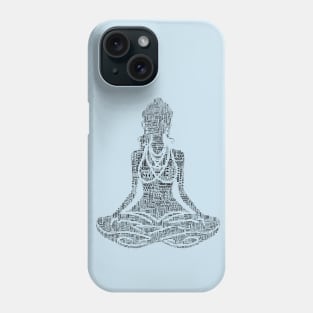 Yoga pose girl Phone Case