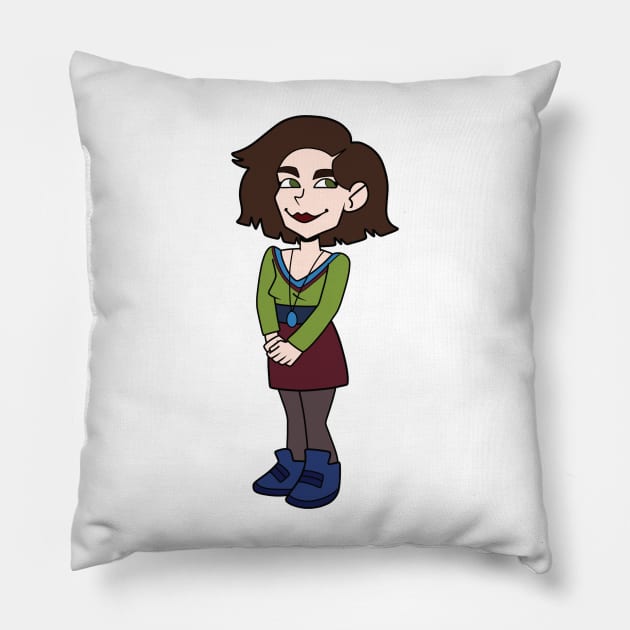 Björk (Sugarcubes) Pillow by emmydragonartz 