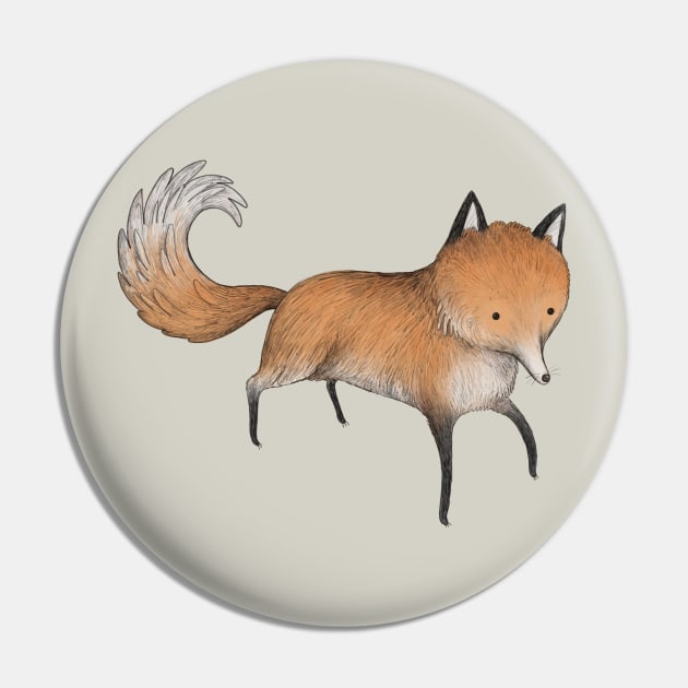 Little Fox Pin by Sophie Corrigan