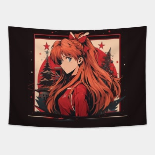 asuka xmas Tapestry