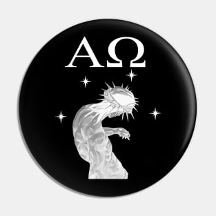 Alpha Omega Jesus Is King Seek Kingdom JoJo Pin