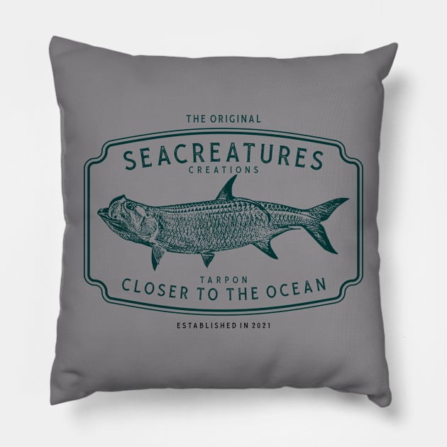 tarpon Pillow by Seacreatures