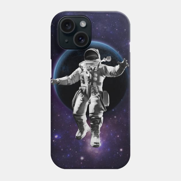 Astronaut in space Phone Case by star trek fanart and more