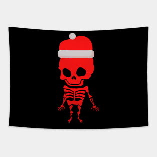 new year skeleton Tapestry