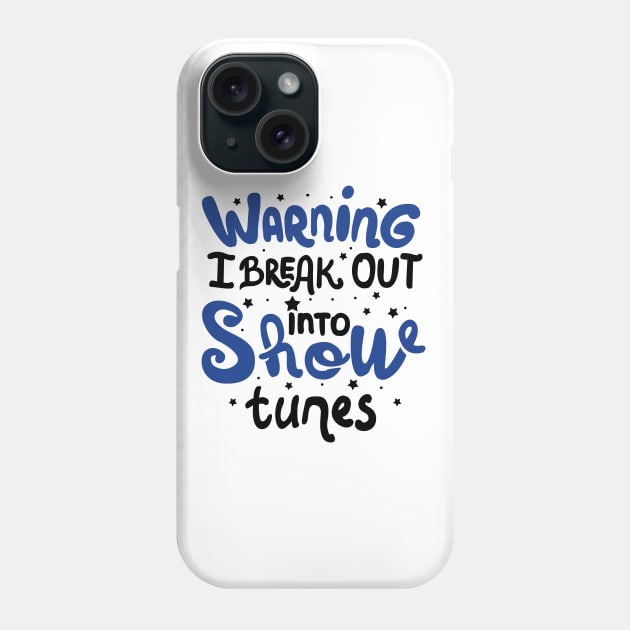 Theatre Broadway Lover Gift Phone Case by KsuAnn