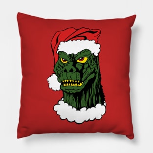 Godzilla Christmas Pillow