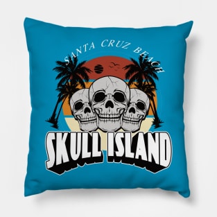 skeleton island Pillow