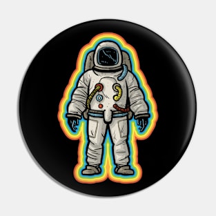 Glowing Astronaut Pin