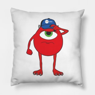 Red monster cartoon characters Pillow