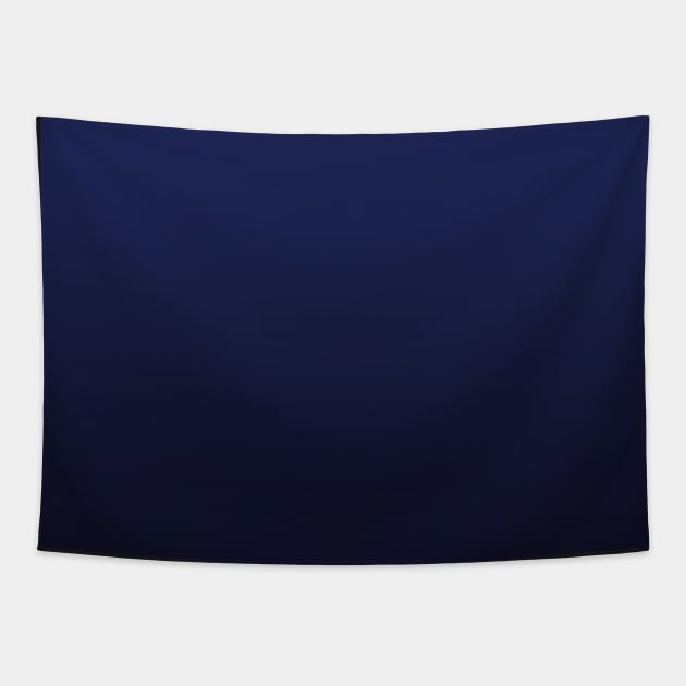Classic Navy Blue Solid Ombre Gradient Tapestry by AmyBrinkman