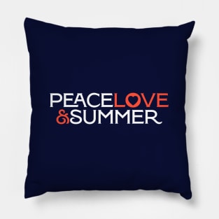 Peace Love & Summer Pillow