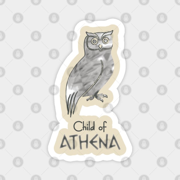 Child of Athena – Percy Jackson inspired design Magnet by NxtArt