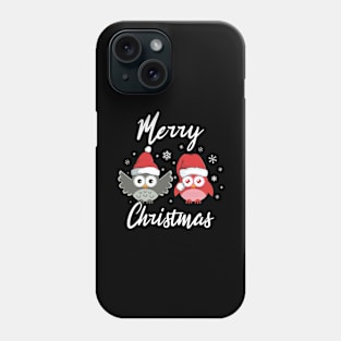 Merry Christmas Merry Xmas Funny Owl Owners Owl Lovers Phone Case