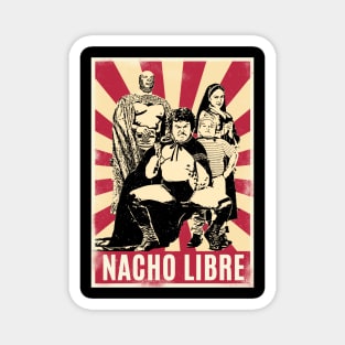 Retro Vintage Nacho Libre Family Magnet