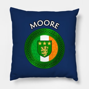 Irish Flag Shamrock Celtic Knot - Moore Pillow