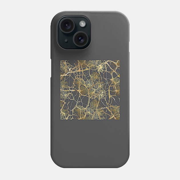 Lotus. Japanese Kintsugi Pattern Phone Case by CatCoconut-Art