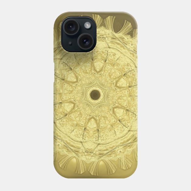 Elegant gold mandala Phone Case by hereswendy