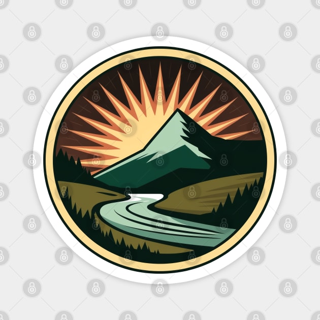 Wander Wildly Magnet by DIGITAL MERCH CREATIONS