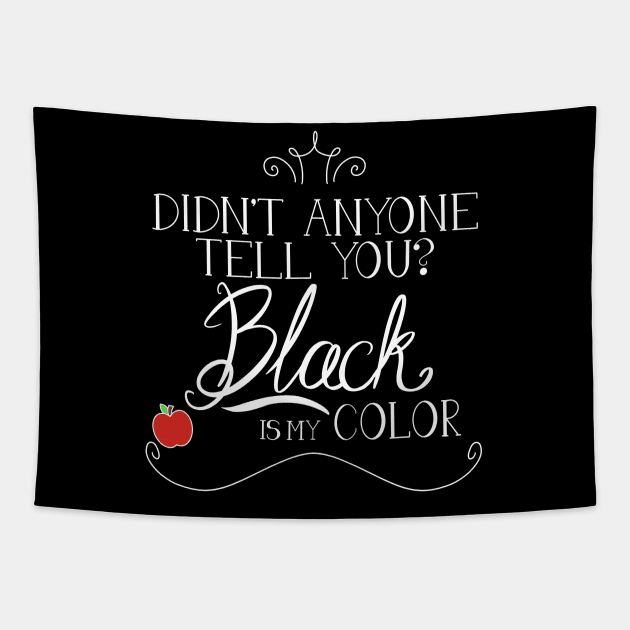 Black is my color Tapestry by rainilyahead