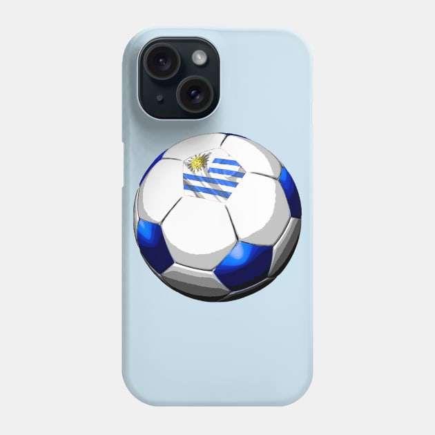 Uruguay Soccer Phone Case by asaiphoto