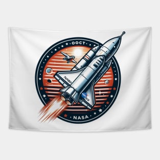 Nasa Rocket Tapestry