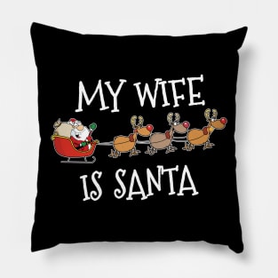 Matching family Christmas outfit Wife Pillow