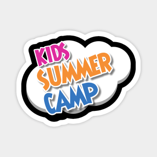 Kids Summer Camp Adventure Magnet