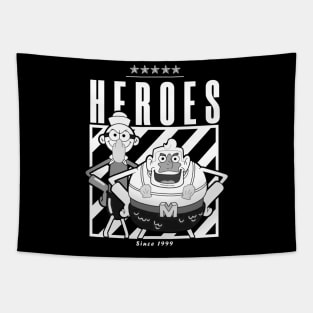 BIKINI BOTTOM HEROES Tapestry