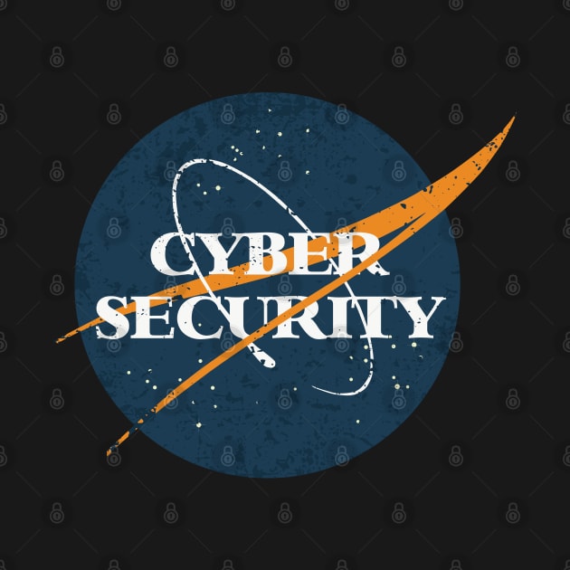 Cyber Security Space Vintage by orlumbustheseller